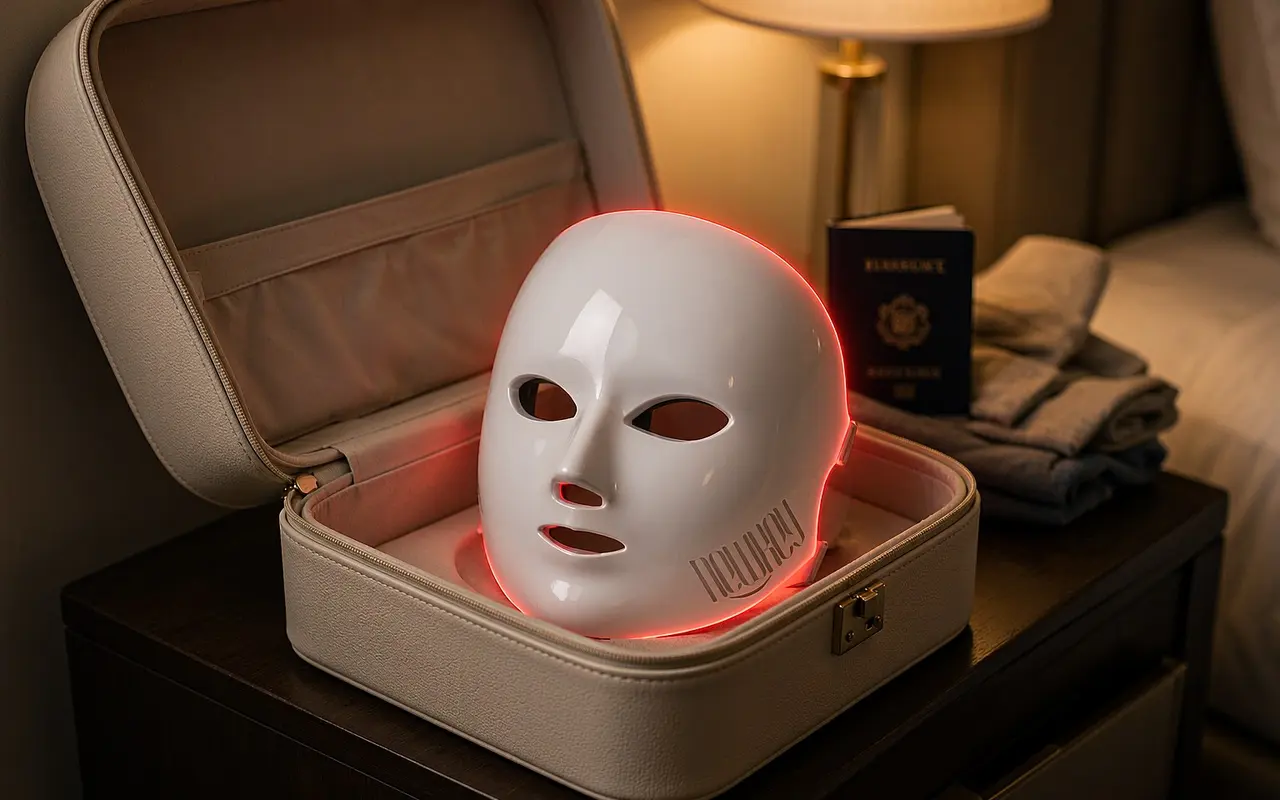 Skincare on the Go: How a Cordless LED Mask Fits Travel-Proof LED Therapy