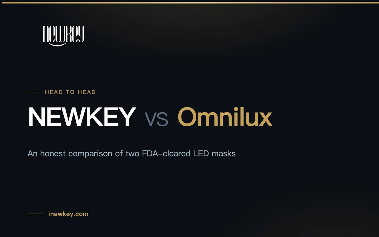 NEWKEY vs Omnilux: An Honest Comparison of Two FDA-Cleared LED Masks