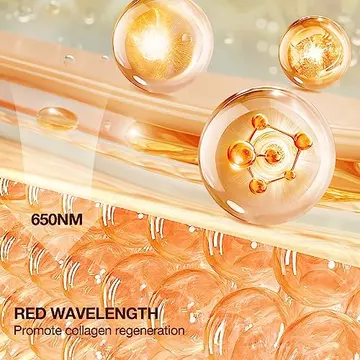 650NM red wavelength - promotes collagen regeneration through skin layers