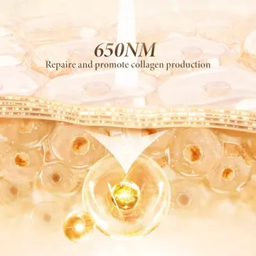 650NM red wavelength technology - how red light reaches skin layers