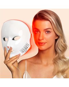 NEWKEY LED Face Mask Light Therapy,Red Light Therapy for Wrinkle 