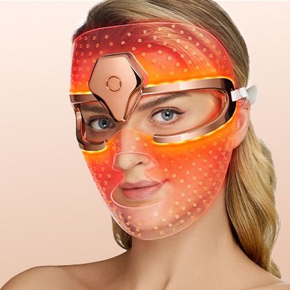 NEWKEY Ultra-lightweight Cordless Red light Therapy Mask Face
