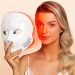 NEWKEY LED Face Mask Light Therapy,Red Light Therapy for Wrinkle 